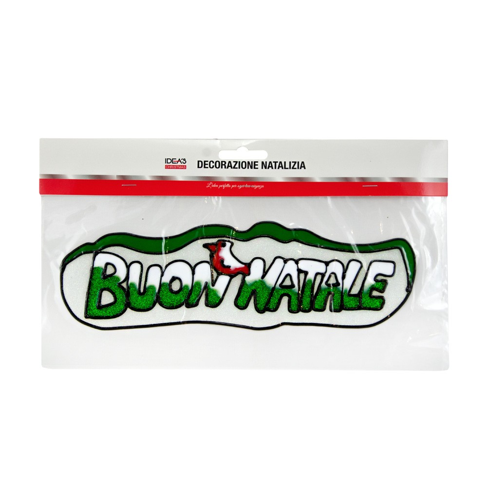 71823 8050766185437 HX909648 sticker vetri ""buon natale""