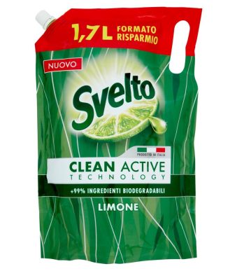 71860 8720182641618 8720182342140 DETERSIVO PIATTI SVELTO ECORICARICA LIMONE 1.7LT