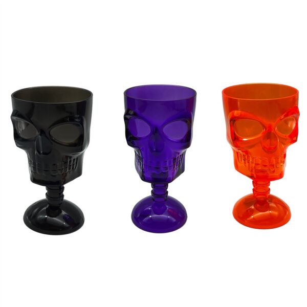 72459 8034116801819 1680181 SAIS halloween calici in plastica teschio 350cc