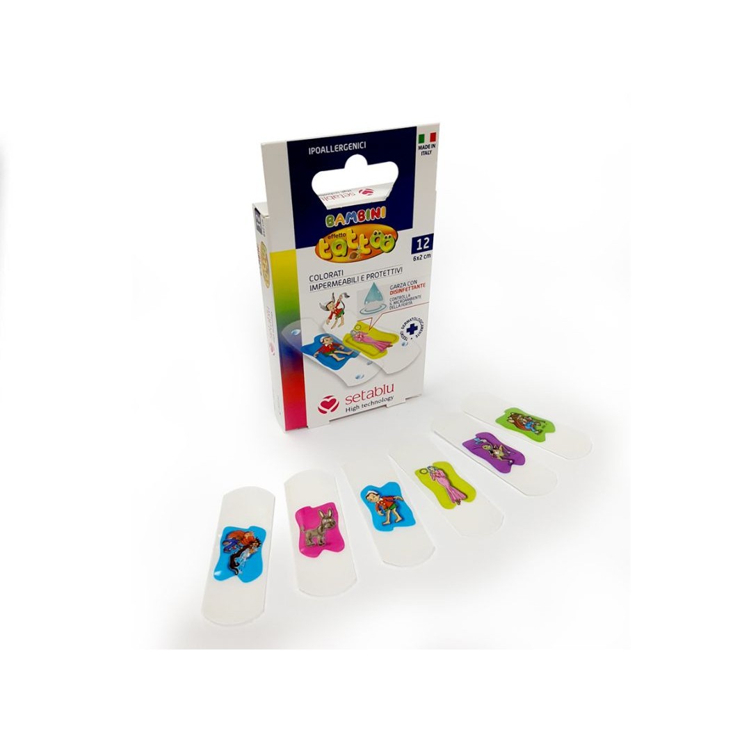 72710 8055748938148 93814 cerotti tattoo per bambini 12pz medi