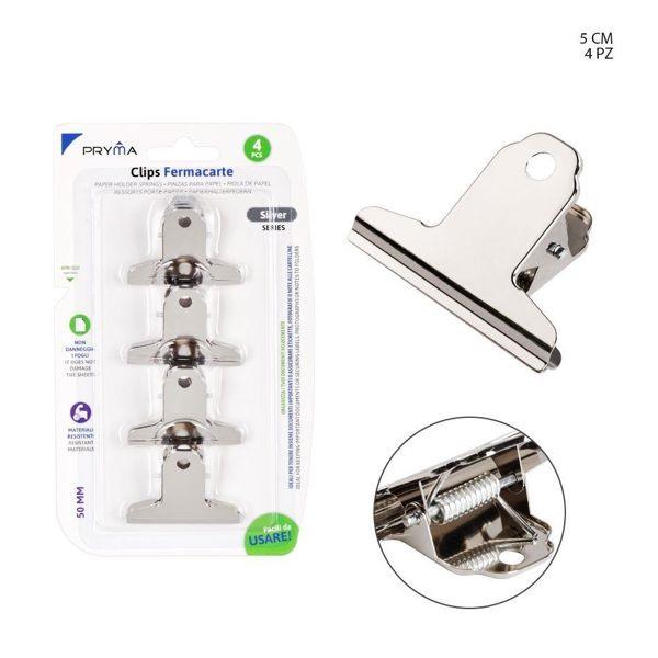 72935 8055769116747 8055769116747 SET 4 MOLLA FERMACARTE 50MM