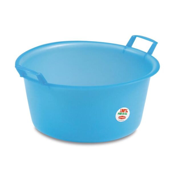 73023 8003507284005 28400-STEF bacinella tonda politene ø40cm azzurro
