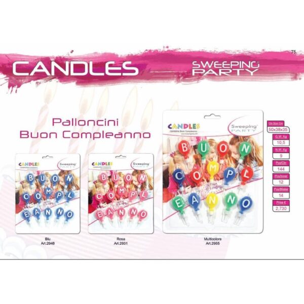 73095 8050539174811 4811-MVT CANDELA PILLAR CM.7.5X15 COL.ROSSO METALLI