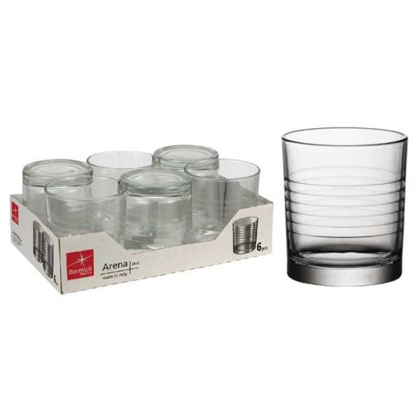 73123 8004360031768 0095696 SAIS - 88907 VISCIO set 6 bicchieri acqua in vetro arena bormioli