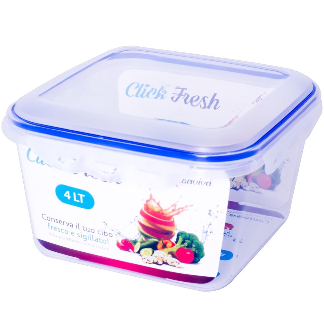 73203 8034116421697 1642169 SAIS CONT. PLAST. CLICK QUADRATO 4LT