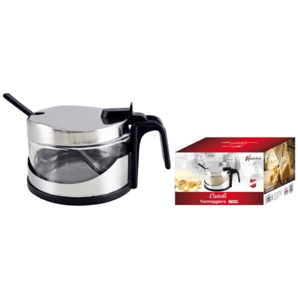 73204 8034116096734 1609673 SAIS formaggiera condi' inox 9673