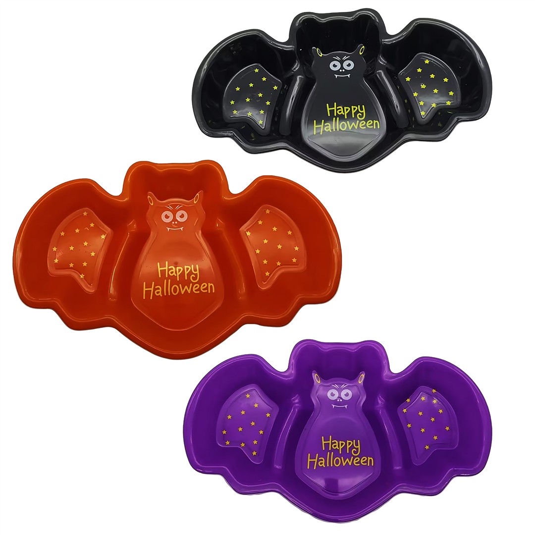 73590 8034116801802 1680180 SAIS halloween vassoio in plastica pipistrello