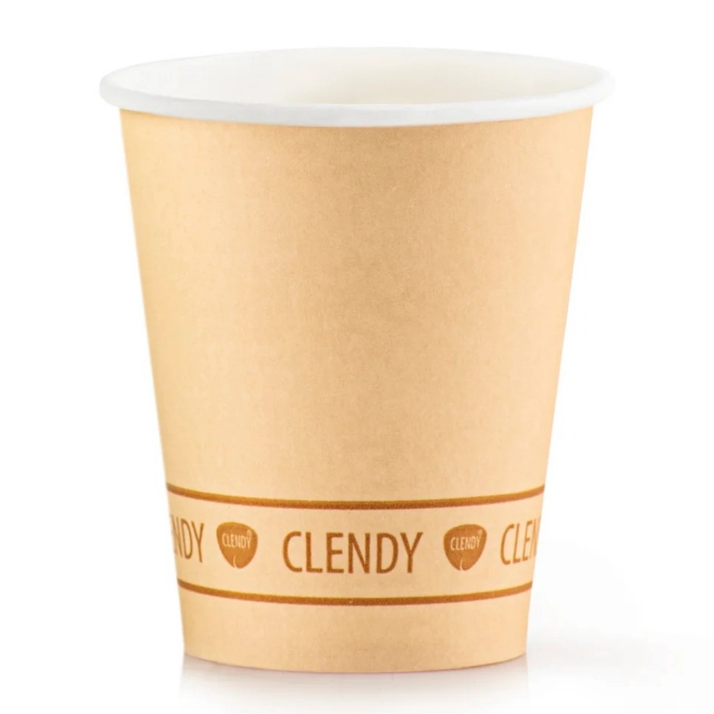 73647 8033532107635 8033532107635 coord. bio beige bicchiere caffe di carta 50pz 75cc clendy