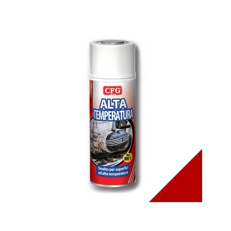 73673 8016818027162 CFG S0540-8016818092115 BOMBOLETTA SPRAY 400ML VERNICE SMALTO ACRILICO ALTA TEMPERATURA S0540 ROSSO