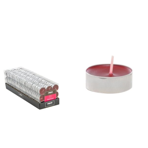 74250 3120370527208 52720 CP MOCCOLI 6 CANDELE TEA LIGHT Ø3,8XH1,9CM BORDEAUX