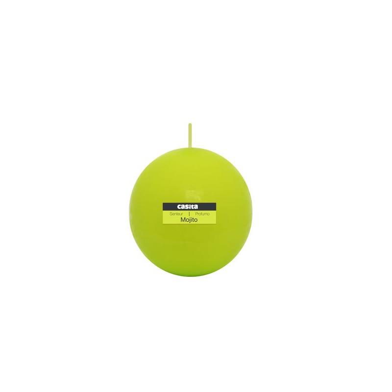 74260 3120370607009 60700 CP CANDELA A SFERA D.8 CM LIME