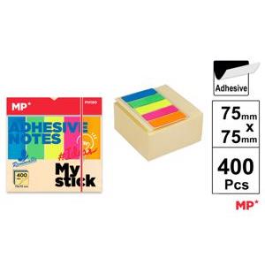 74535 8435464156130 PN180 POST IT COLOR 400 FOGLI CM.7.5 X 7.5