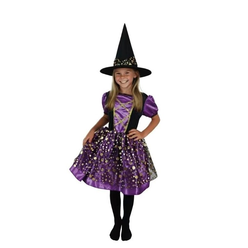 74735 8058617658376 BE4827 halloween costume bimba strega tg.5-6 anni