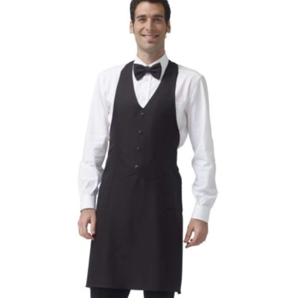 74940 9200000749409 GRE-027A un/prof.grembiure nero con due tasche