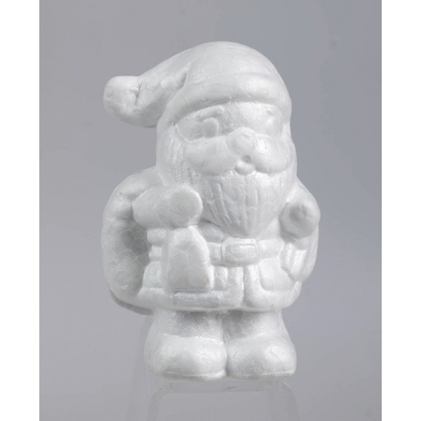 75208 8019959307841 FA-30784 decoro natalizio polistirolo babbo natale h11cm
