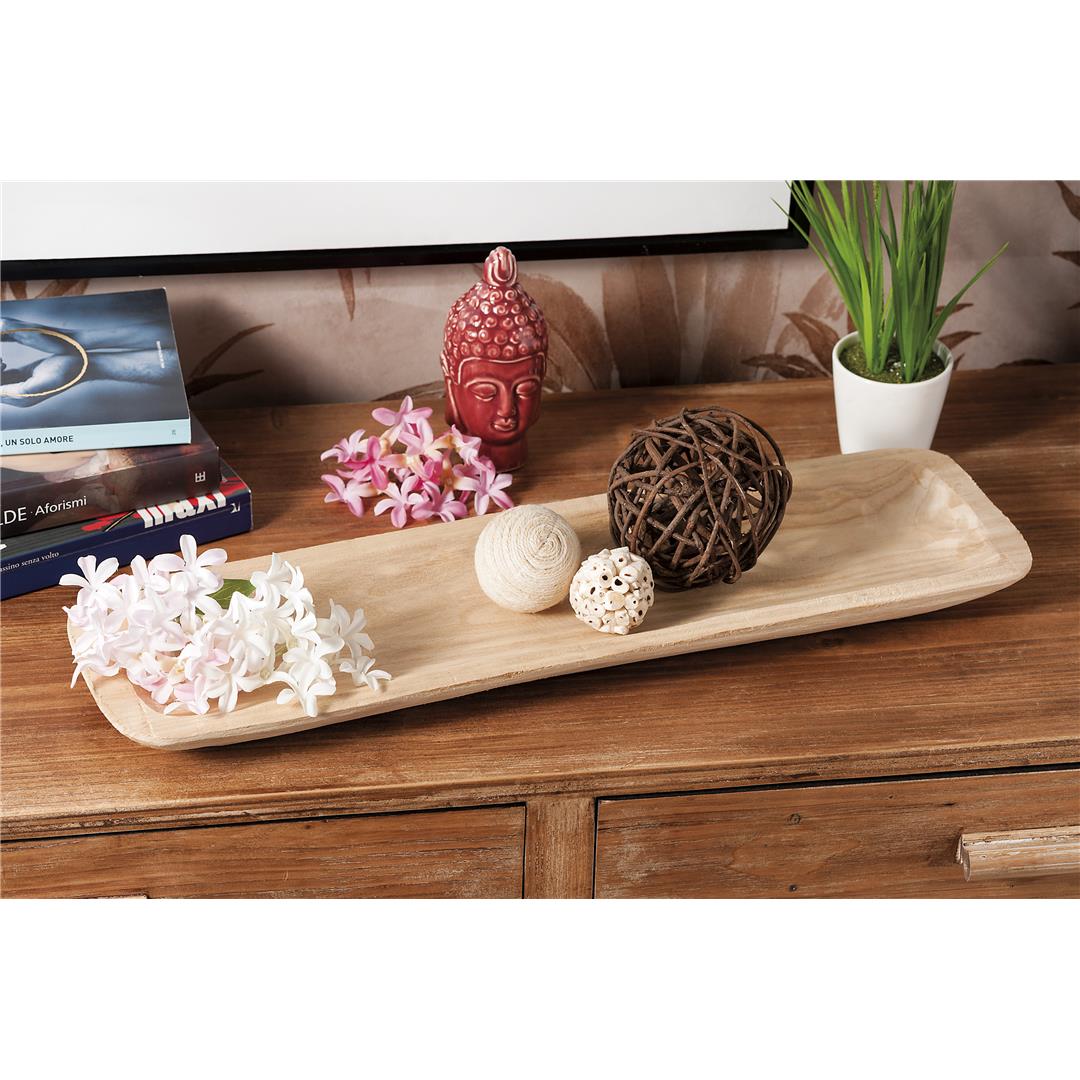 75421 8021785552173 55217 STAR decoro casa in legno vassoio rettang 54x15,5cm
