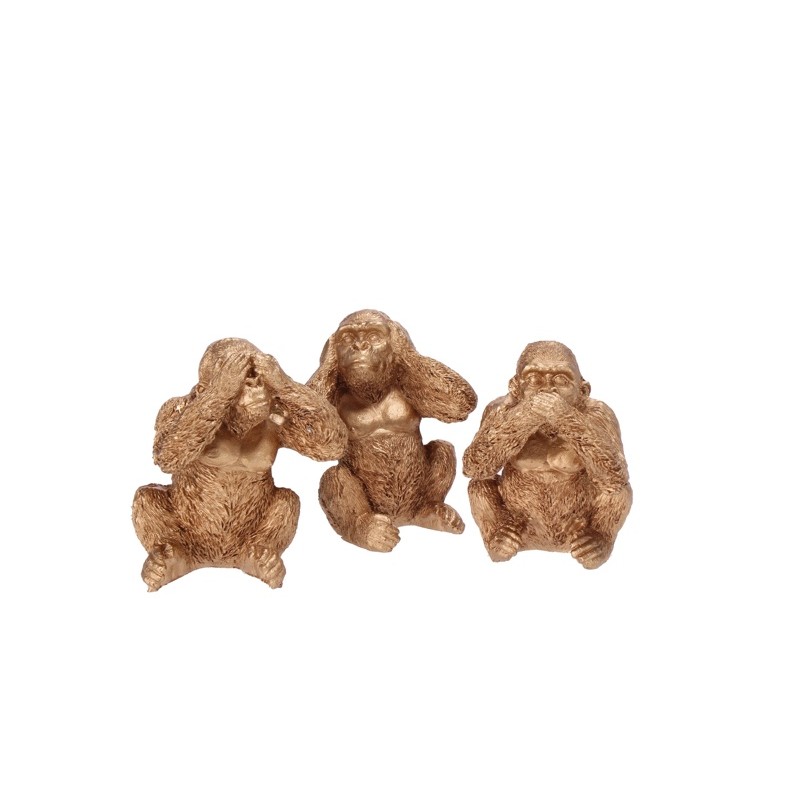 75432 8021785835917 83591 STAR decorazione in resina scimmia 7x5,5xh7,5cm