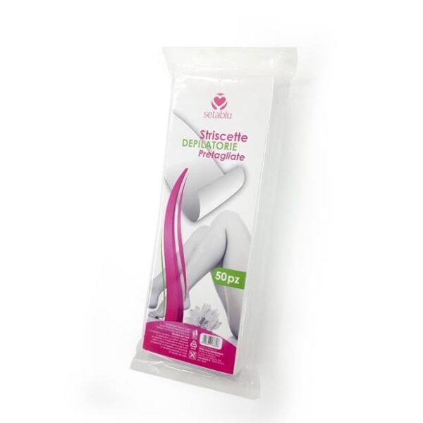 75483 8055348166606 16660 STRISCE PER EPILAZIONE PRETAGLIATE 50PZ