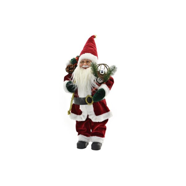 75504 8056978170209 5159100 babbo natale h120cm con sacco doni rosso