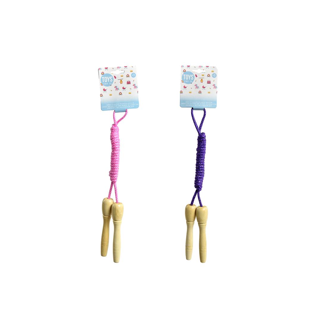 75676 3120370499093 49909 CP CORDA PER SALTARE CON MANICI IN LEGNO