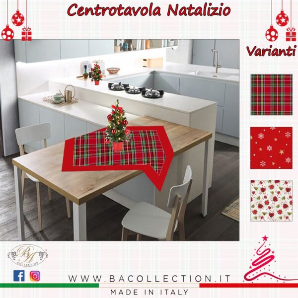 75794 8760331902016 AACTO08 centrotavola natalizia quad. 90x90cm