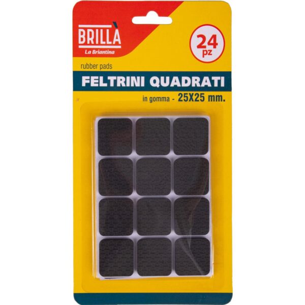 75802 8000061048111 FEL04811A FELTRINI QUADRATI IN GOMMA