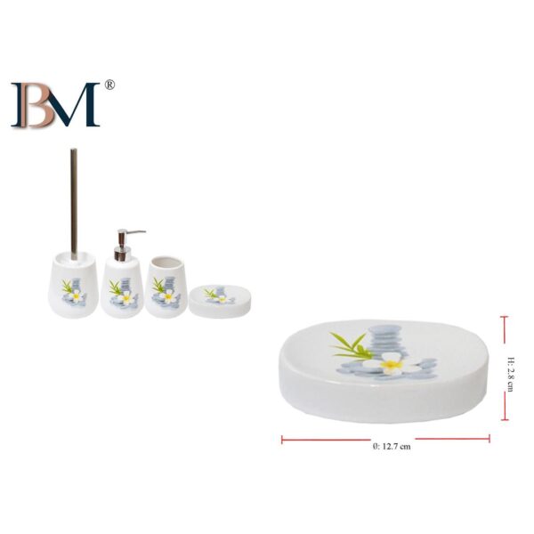 76362 636946732059 BM-3205 PORTA SAPONE IN CERAMICA