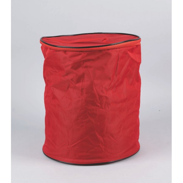 76493 8019959545526 V-54552 contenitore porta decorazioni natalizie con manico 31,5x38