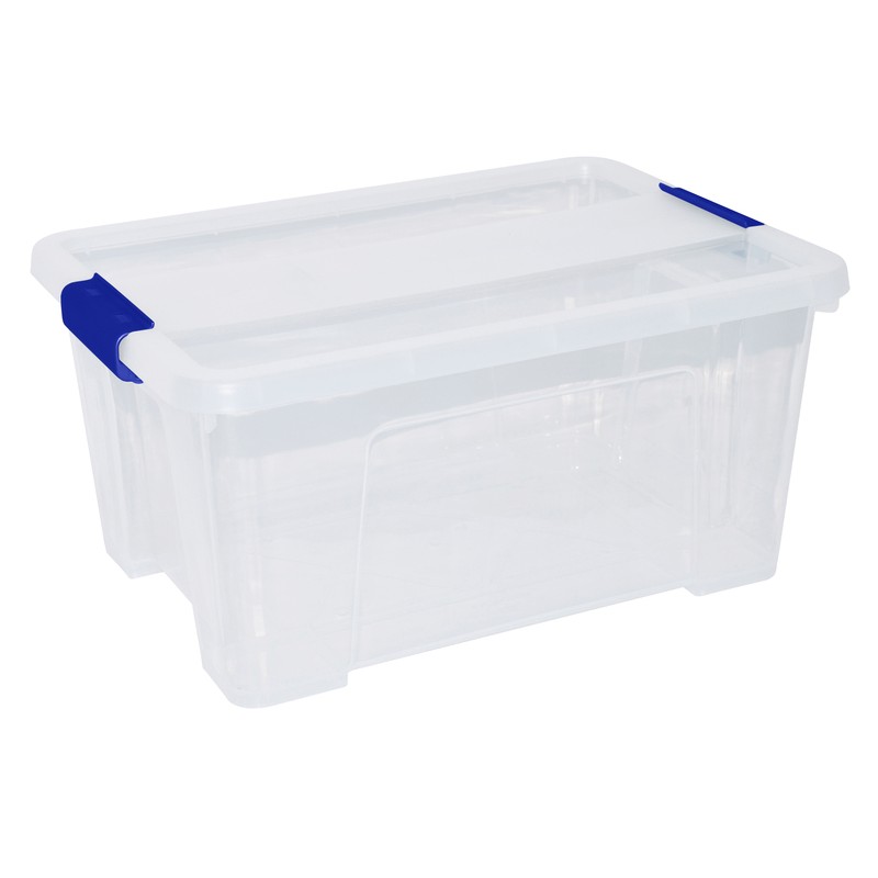 76630 8027458176974 204301 VISCIO box multiuso con coperchio 15lt cm.41,5x28x17,5