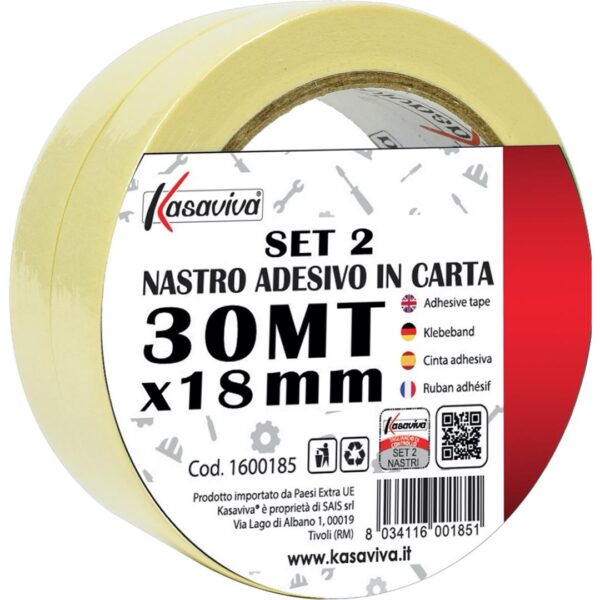 77345 8034116001851 1600185 SAIS NASTRO ADESIVO DI CARTA 2PZ CM.1.8X3000