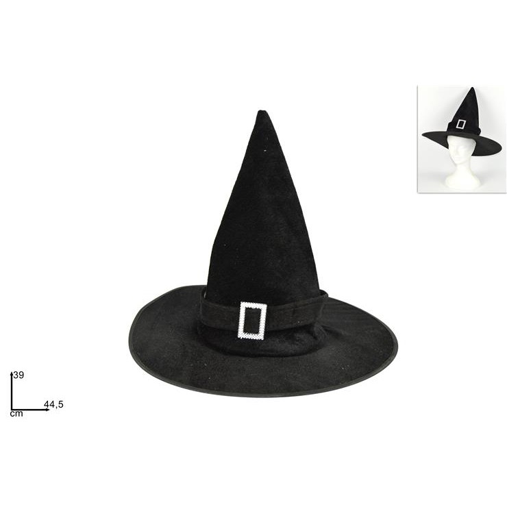 77416 8033113640315 640315 cappello da strega floccato
