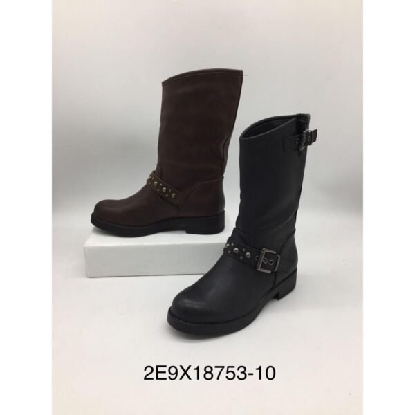 77454 9200000774548 2E9X18753-10 SCARPE DONNA STIVALETTI TACCO BASSO ASS2COL SIZE:36-41