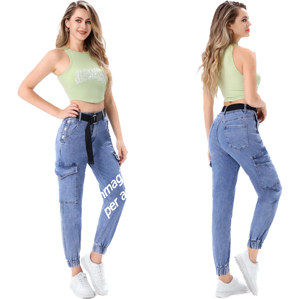 77673 9200000776733 WH-8100 ABBIGLIAMENTO DONNA JEANS SIZE:XS-XL