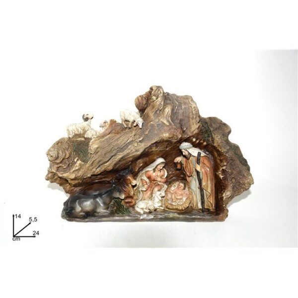 78259 8033113919947 CM002280 nativita' scenario tronco albero diulivo cm.24 x 14