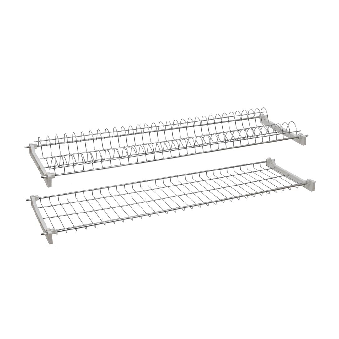 78886 8058159310374 156520 VISCIO scolapiatti scolabicchieri p/interno mobile cromata cm.76