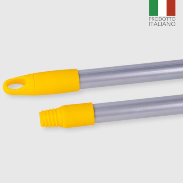79078 8000061007231 MAN00723A MANICO SCOPA IN METALLO 130CM PLATISTIFACETO Ø21MM SPESSORE 0,28MM SILVER
