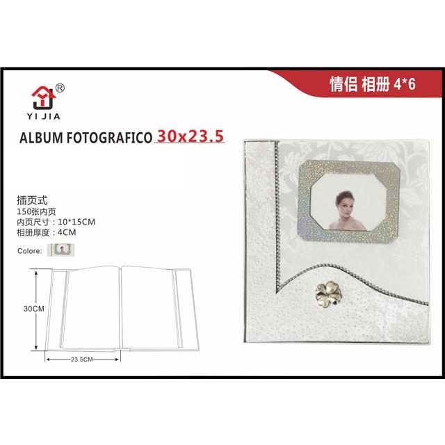 79122 8001684663873 XKX-66387 ALBUM FOTOGRAFICI NOZZE PER 150 FOTO A TASCHE CM.10 X 15