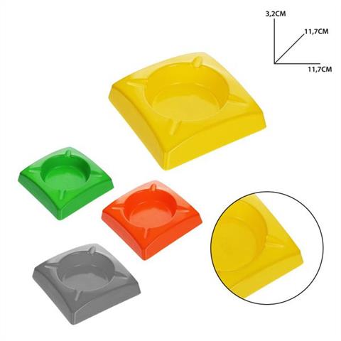 79627 8058778331590 7833159 POSACENERE PLASTICA 12X12CM