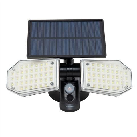 79700 8388765792654 ATT79265 LUCI PER GIARDINO ENERGIA SOLARE LAMPADA DA PARETE CON PANNELLI