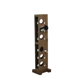 81096 8057586005907 100590 STAR cantinetta portabottiglie in legno 12posti cm.20 x 25 x 100