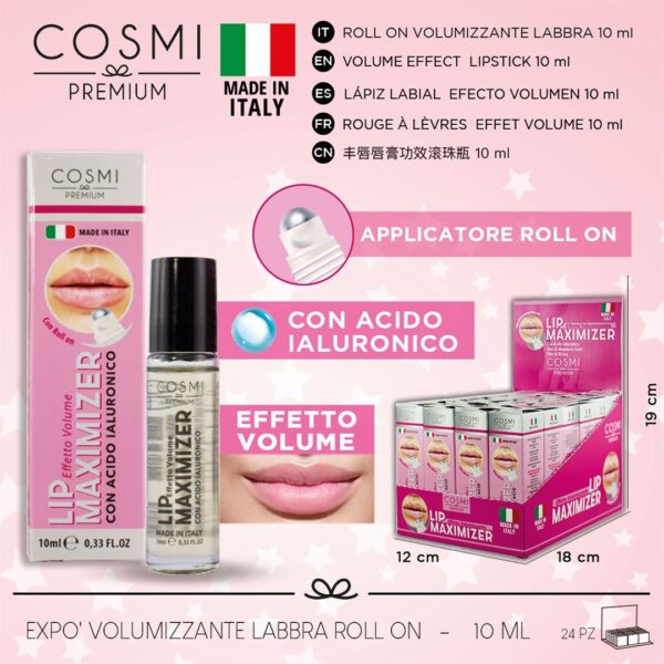 83194 8053285004579 1003512 COSMI lip volumizzante labbra maximizer con acido ialuronico