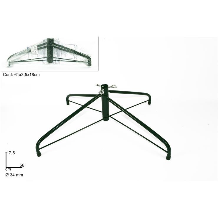 83377 8027501600227 AN000056 base albero ø34 richiudibile cm.56 x 18