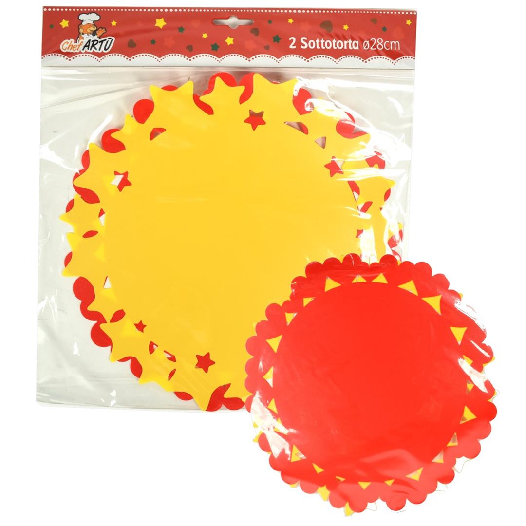 84614 8003990646380 7123027 Sais SET 2 SOTTOTORTA XMAS DECO' IN PLASTICA