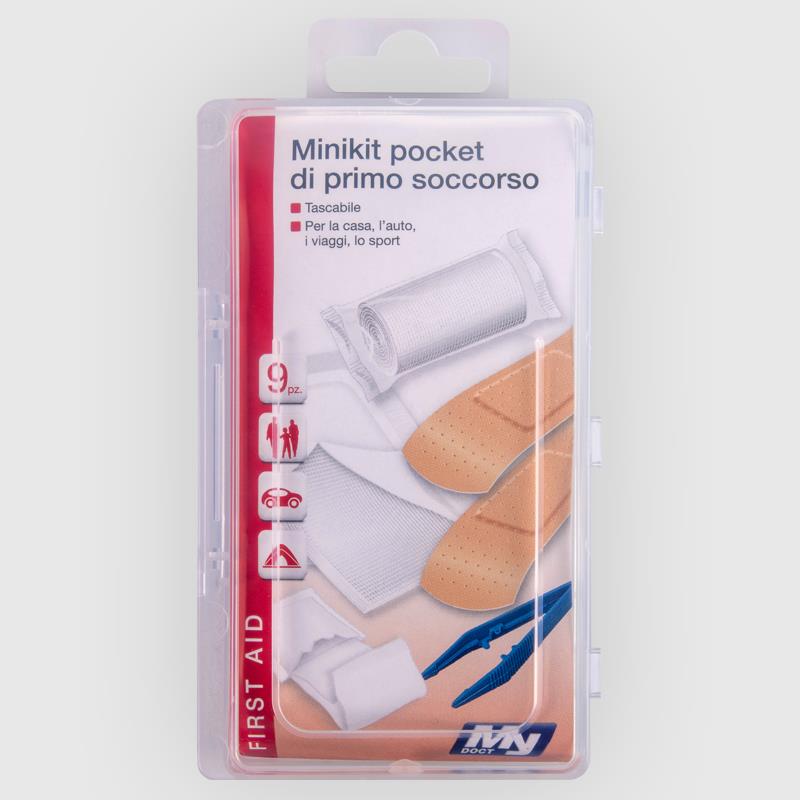 84735 8000061054068 KIT05406A KIT MINIKIT POCKET DI PRIMO SOCCORSO