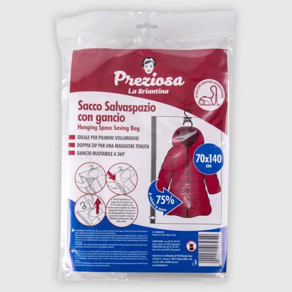 84754 8000061065729 SAC06572A SACCO SALVASPAZIO CON GANCIO 140X70CM