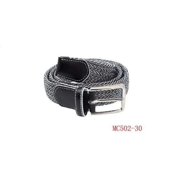 85368 8003092502300 MC502-30 cintura uomo elastica black/white