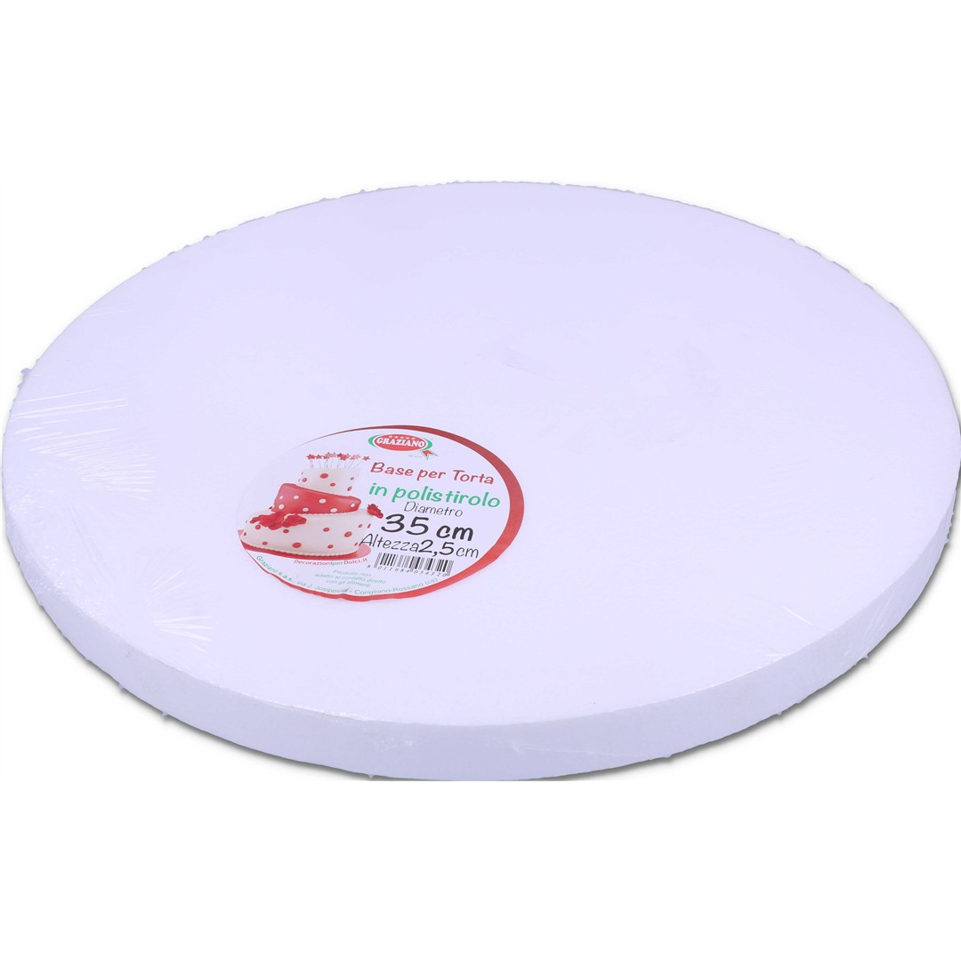 85395 8054796633005 CU992057 base torta tonda polistirolo h2,5xø35cm