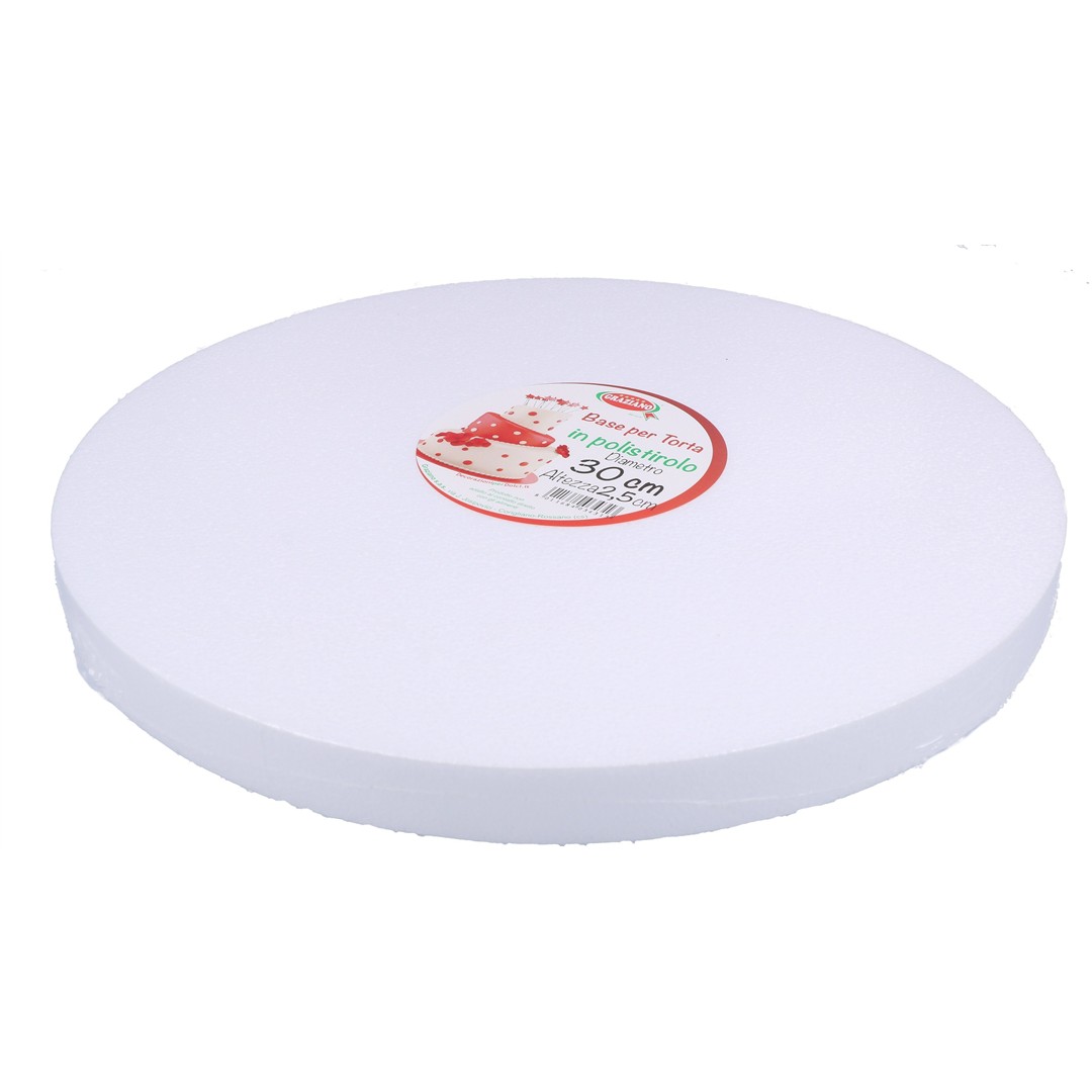 85398 8055769920566 CU992056 base torta tonda polistirolo h2,5xø30cm