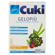 85439 8003980030106 166567 VISCIO sacchi freezer cuki gelopiu 18x28cm 30pz