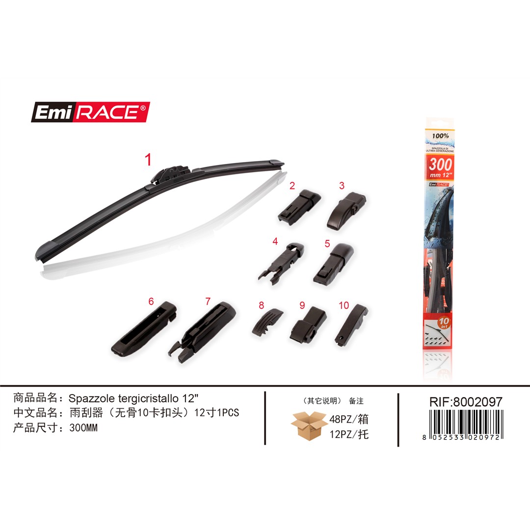 85591 8052533020972 8002097 EMI spazzola tergicristallo cm.30
